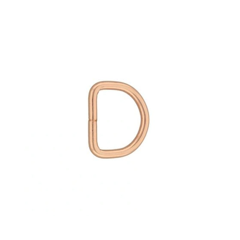 20mm D Ring - Rose Gold