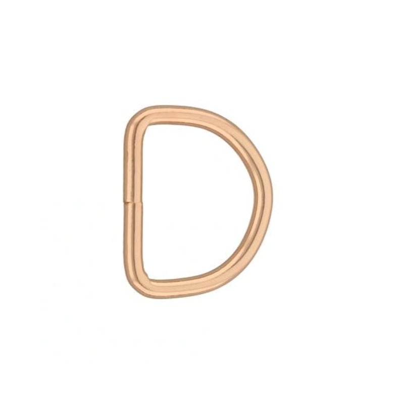 30mm D Ring - Rose Gold