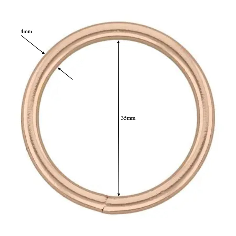 35mm O Ring - Rose Gold