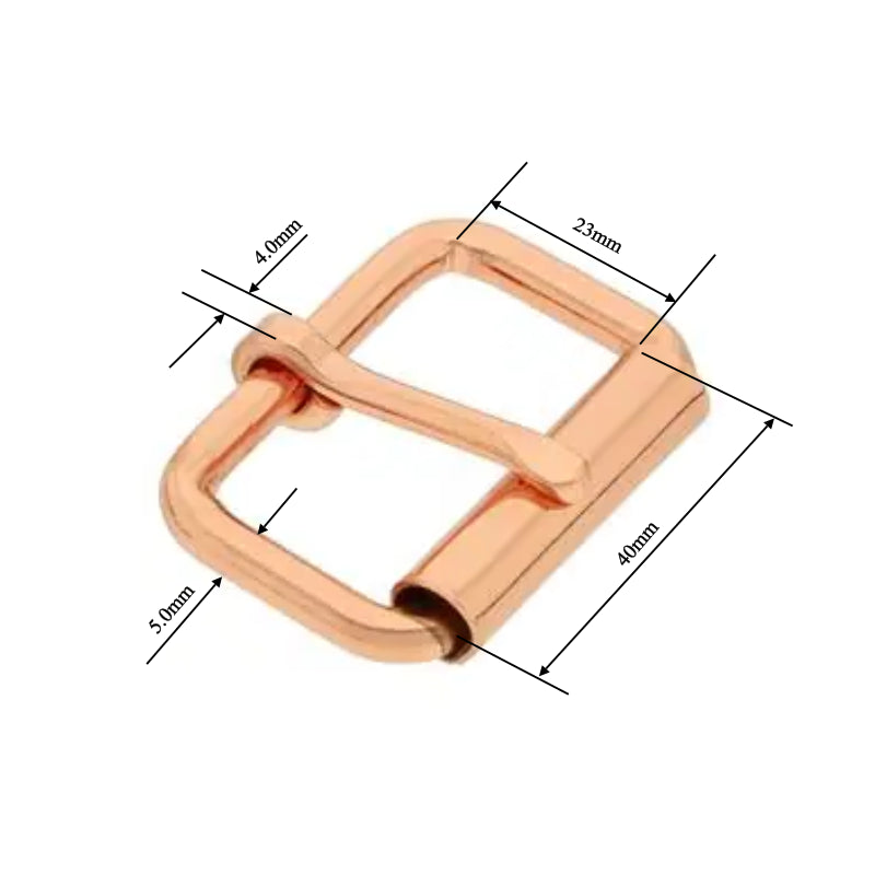 40mm Roller Buckle - Rose Gold