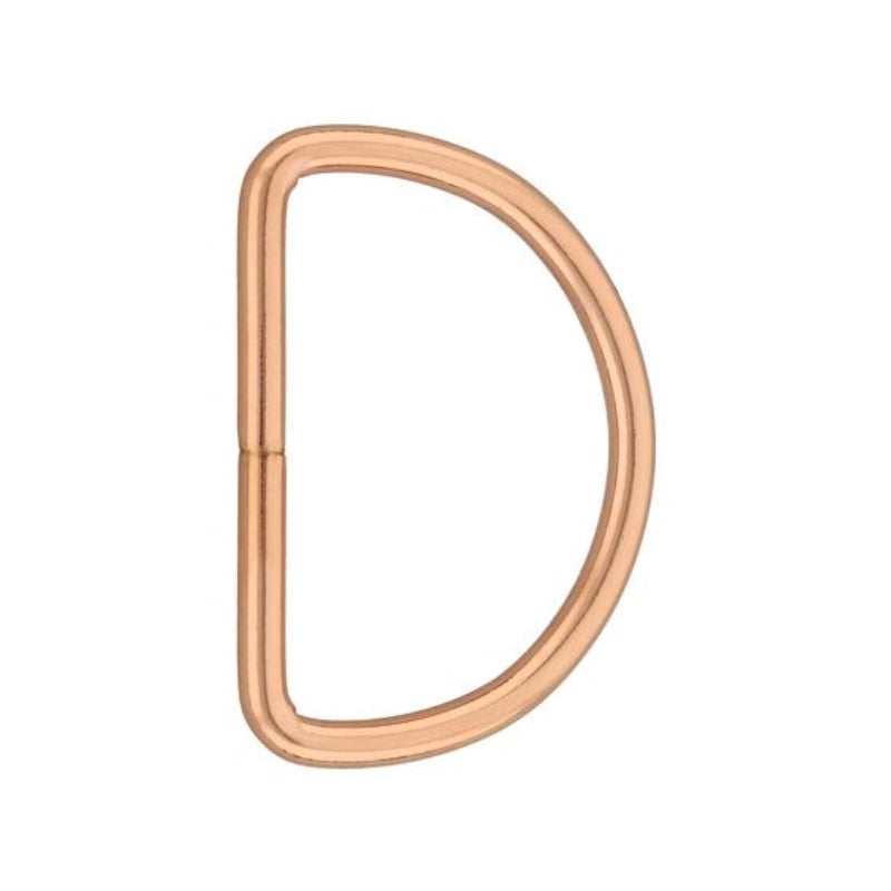 50mm D Ring - Rose Gold