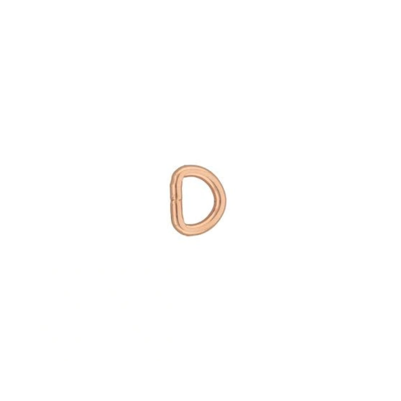 10mm D Ring - Rose Gold