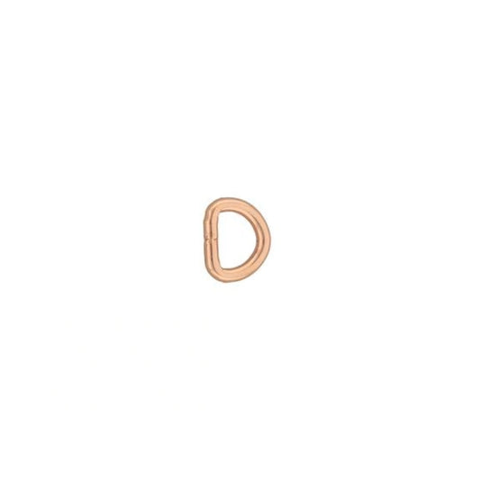 10mm D Ring - Rose Gold
