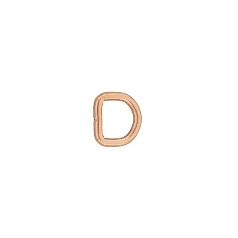13mm D Ring - Rose Gold