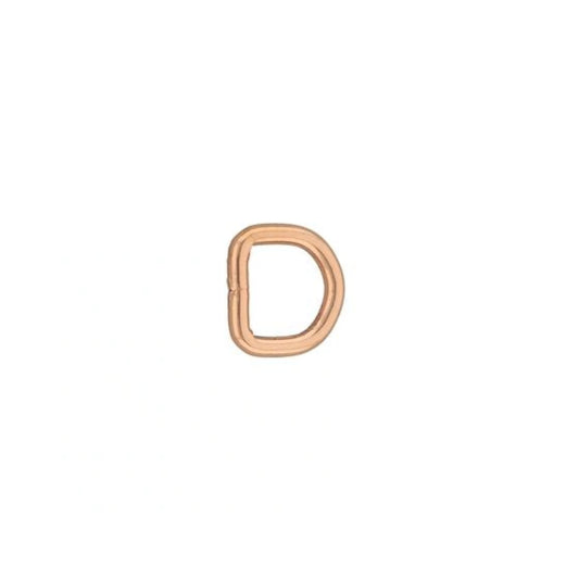 13mm D Ring - Rose Gold