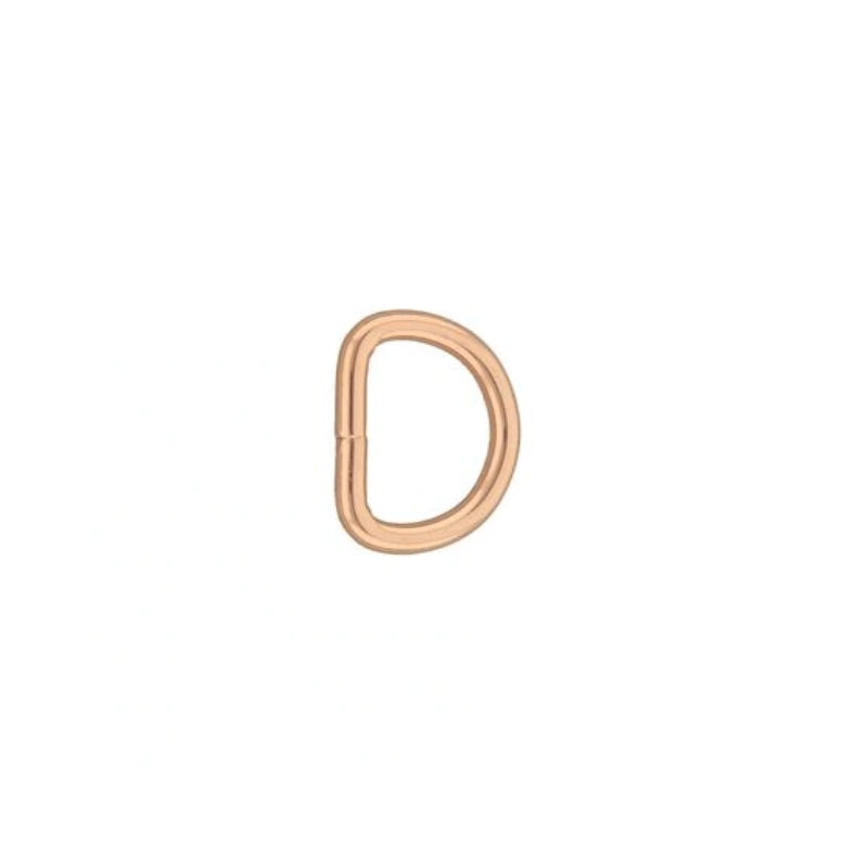 16mm D Ring - Rose Gold