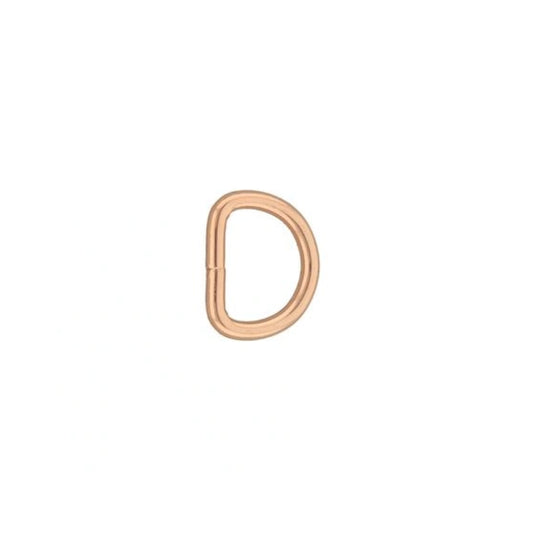 16mm D Ring - Rose Gold