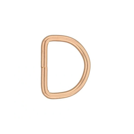 30mm D Ring - Rose Gold