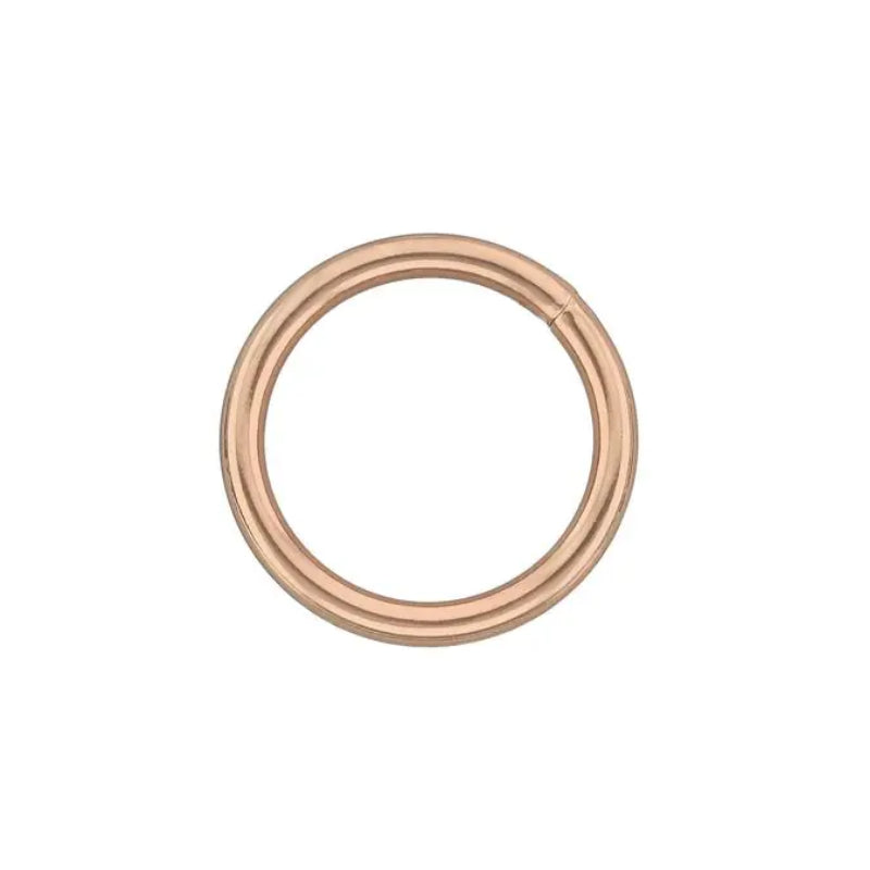 30mm O Ring - Rose Gold