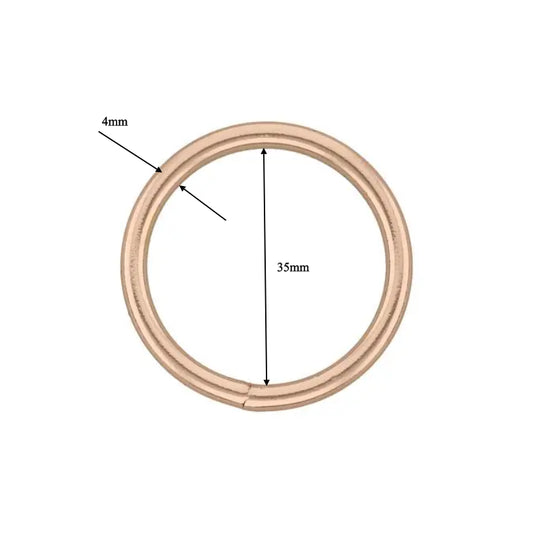 35mm O Ring - Rose Gold